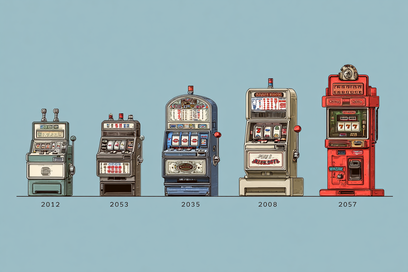 The different types of slot machines classic video and progressive