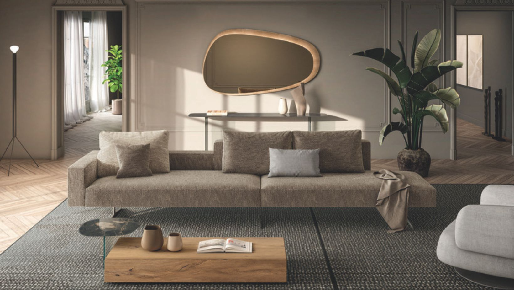 Between intimacy and sharing the role of furniture in shaping a welcoming living room