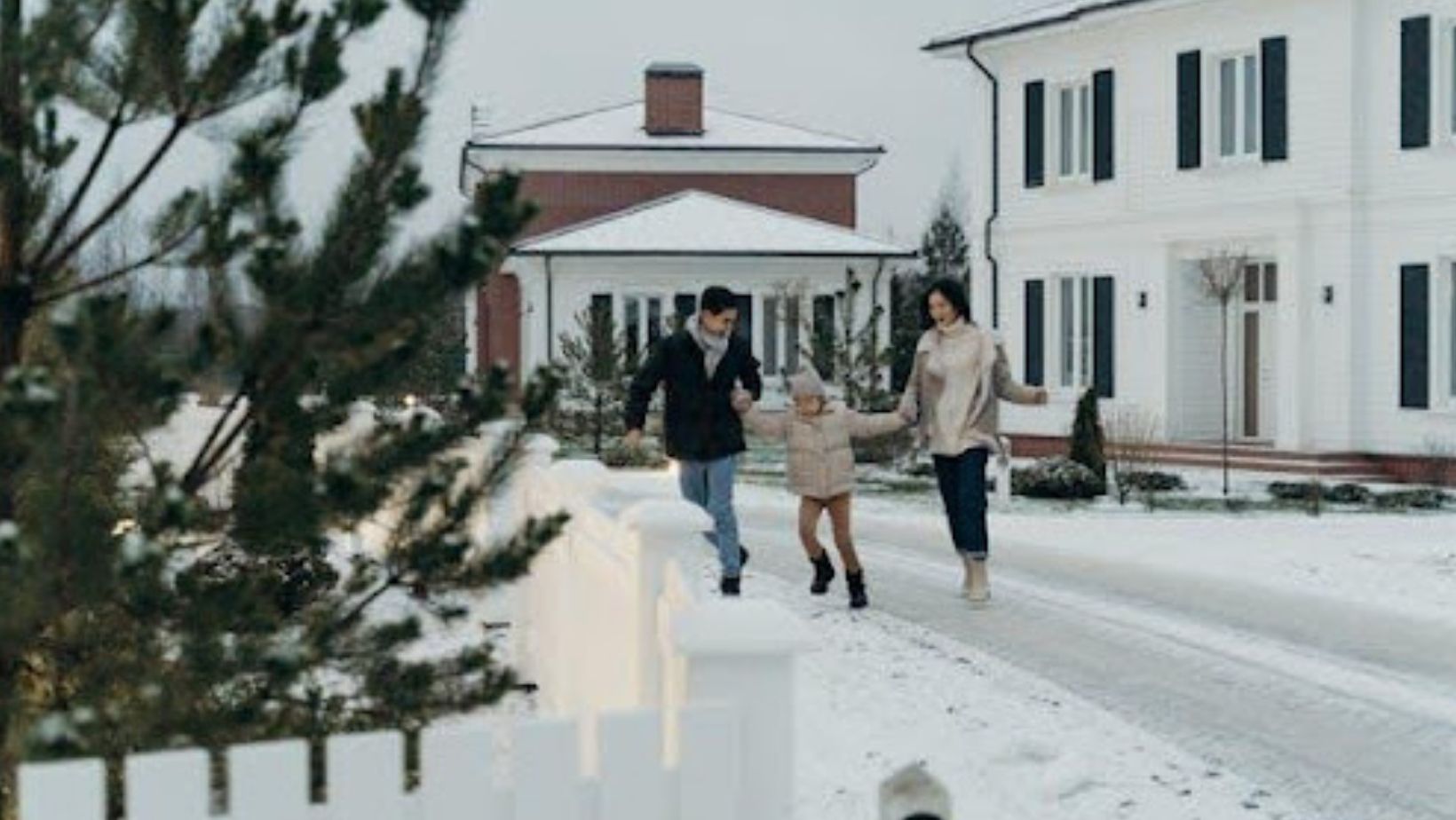 Family in the street