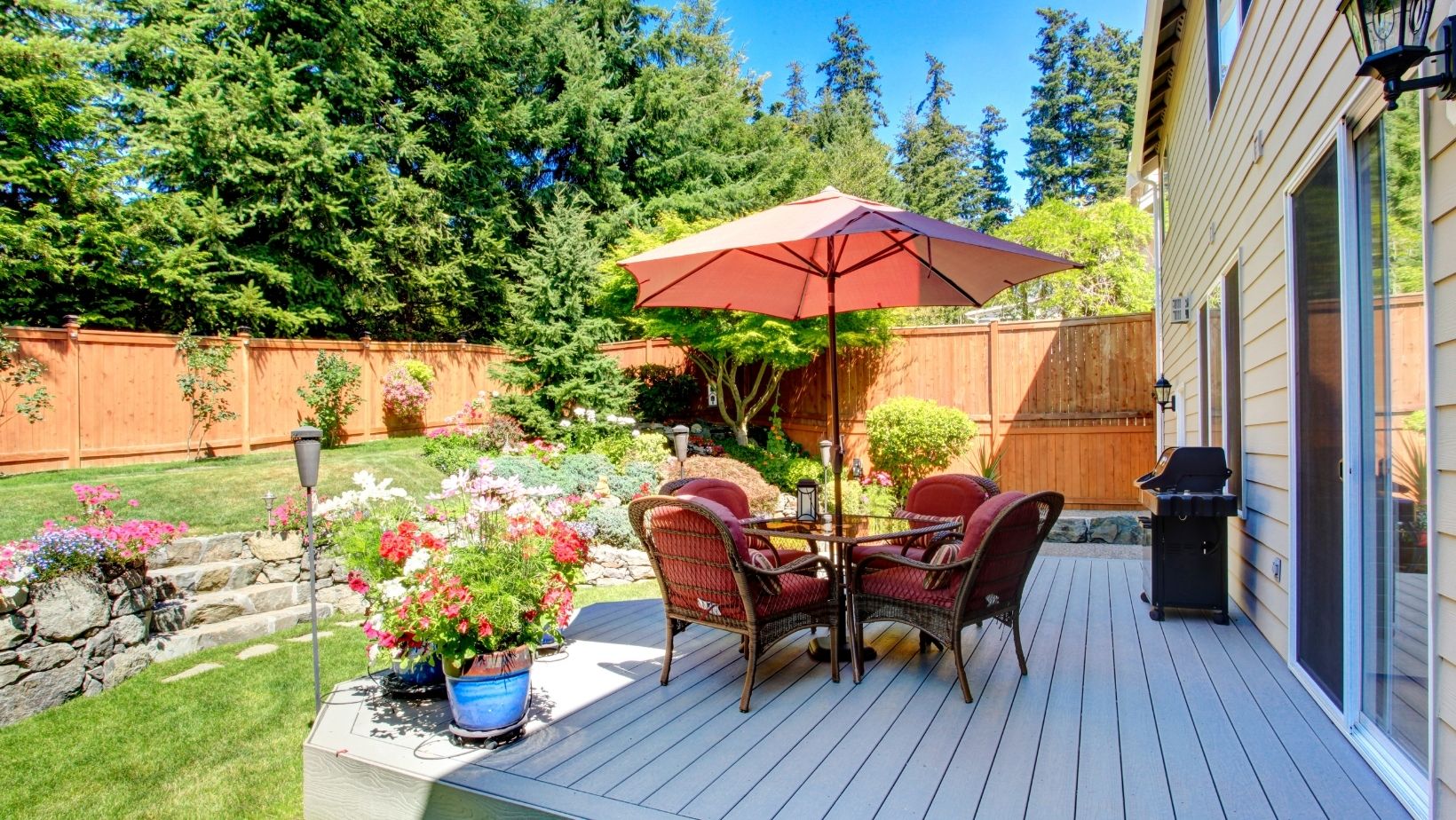 Multi level deck outdoor upgrades value